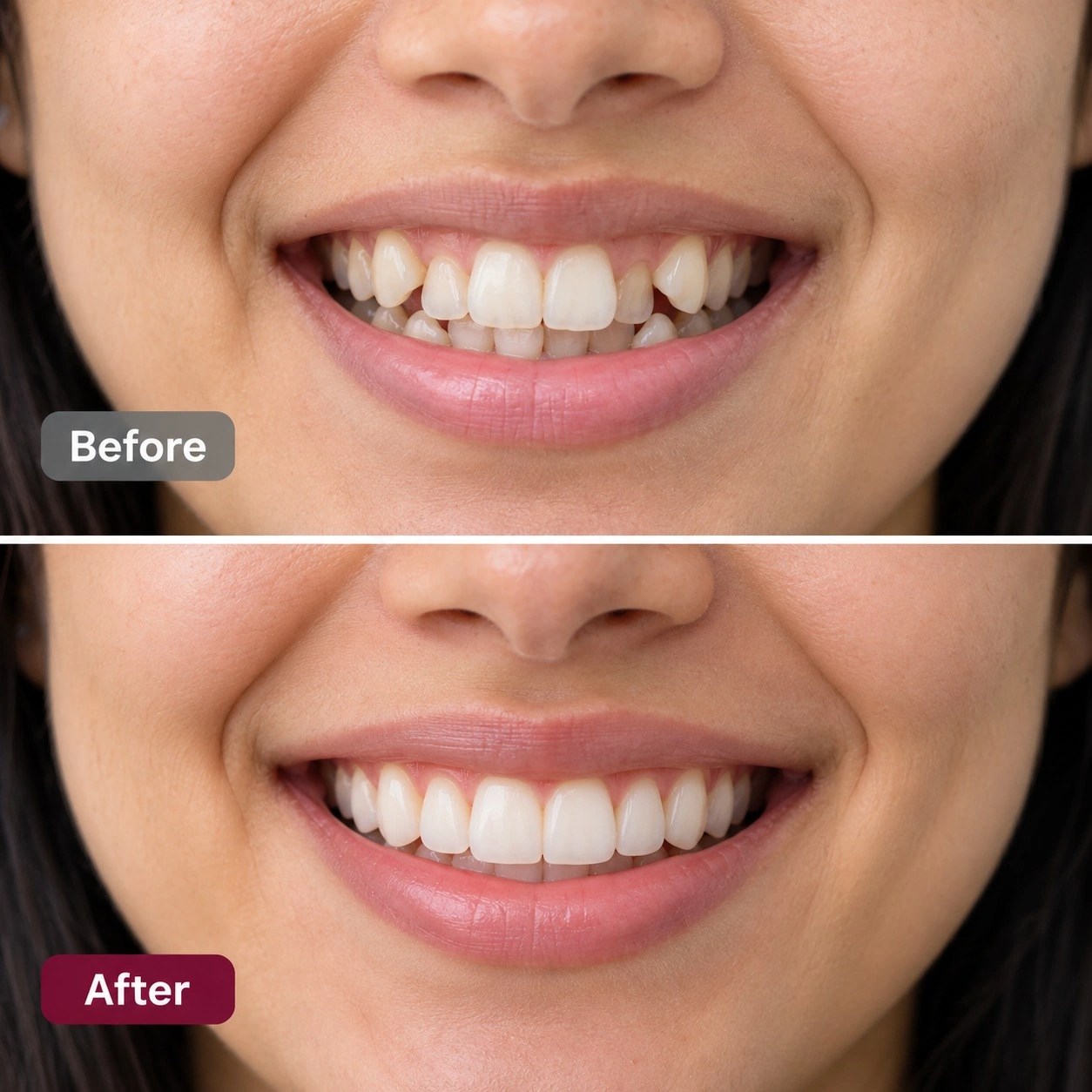 Invisalign smile result patient 1